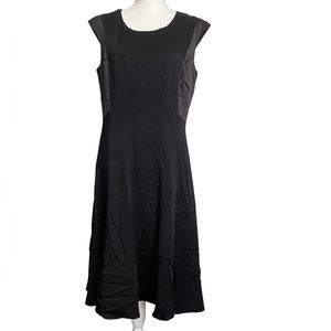 Lafayette 148 New York Women Black Sleeveless Dress